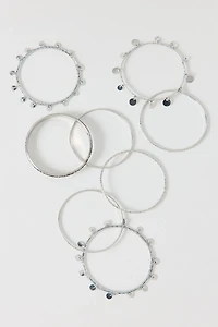 Stacked Boho Bangle Bracelets Set