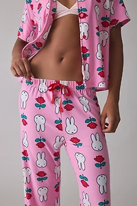 Miffy Bloom Jersey Knit 2-Piece PJ Set