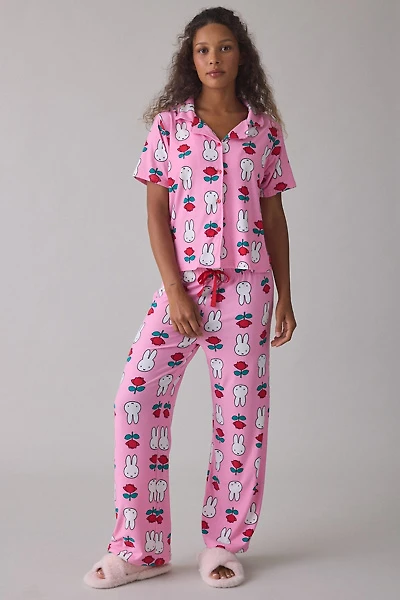 Miffy Bloom Jersey Knit 2-Piece PJ Set