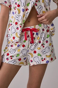 Miffy Fruit Toss Shorts 2-Piece PJ Set