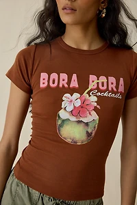 Bora Graphic Cotton Slim Tee