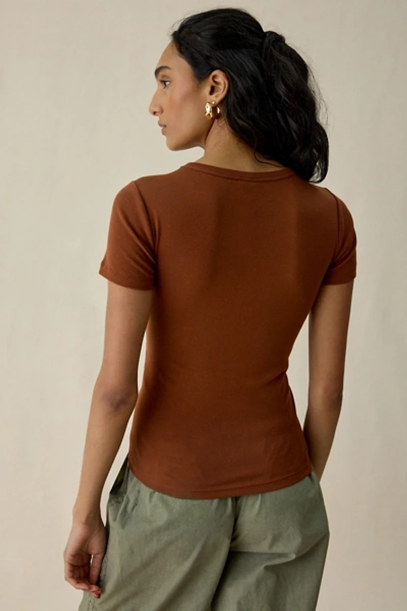 Bora Graphic Cotton Slim Tee