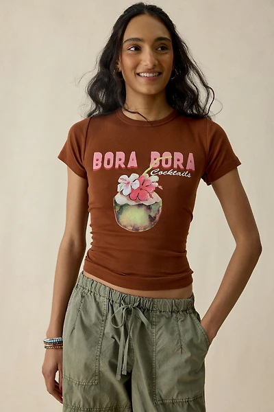 Bora Graphic Cotton Slim Tee