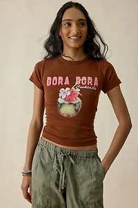 Bora Graphic Cotton Slim Tee