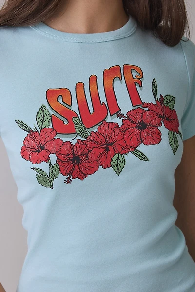 Surf Graphic Cotton Slim Tee