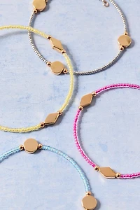 Beaded Wire Bracelets Set