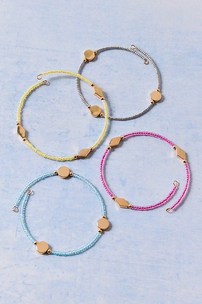 Beaded Wire Bracelets Set