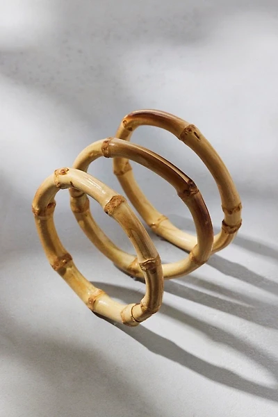 Bamboo Bangle Bracelets Set