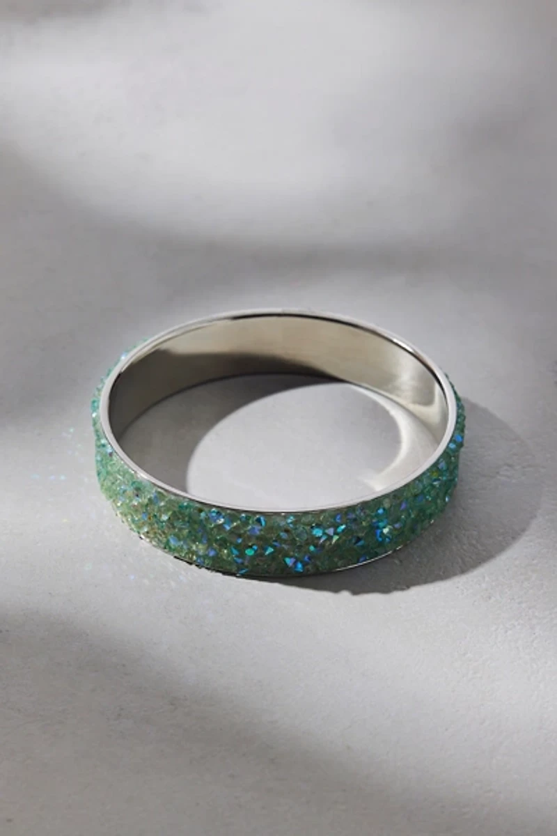 Tectonic Gem Studded Bangle Bracelet