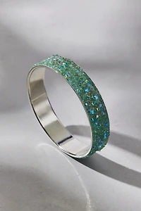 Tectonic Gem Studded Bangle Bracelet