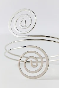 Swirl Double Layer Arm Cuff