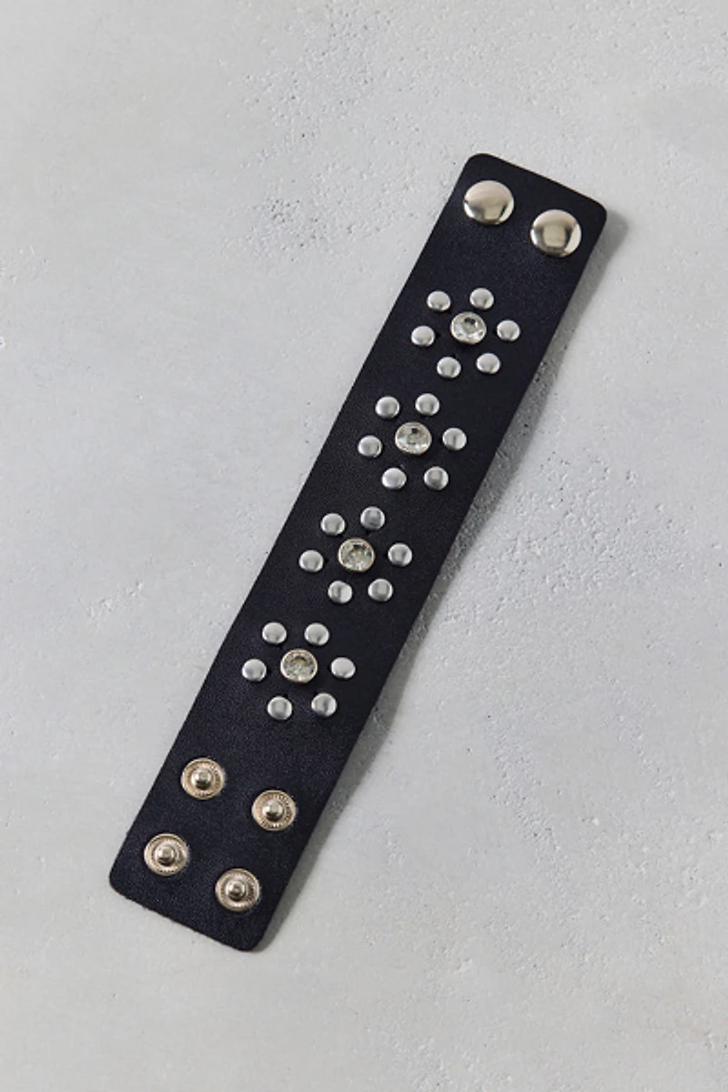 Studded Leather Cuff Bracelet
