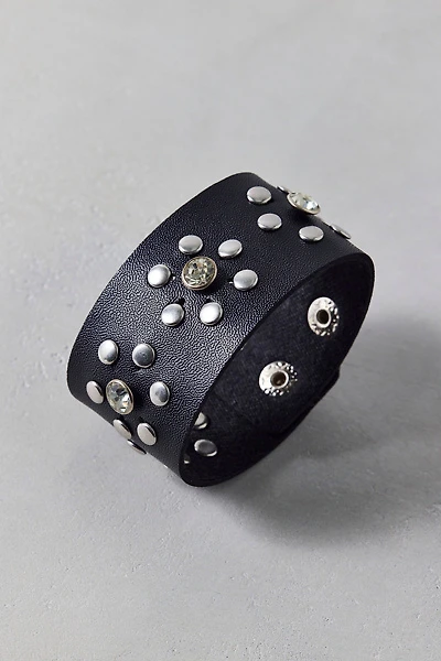 Studded Leather Cuff Bracelet