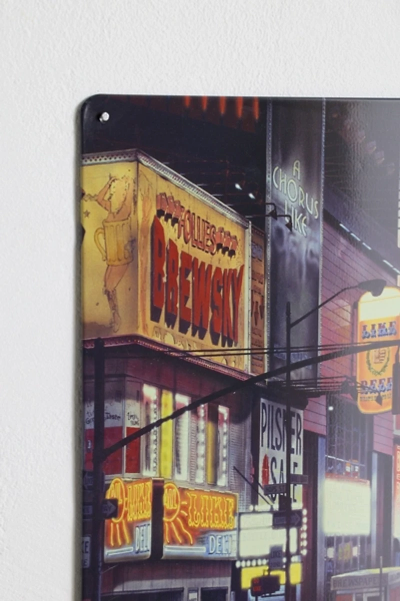 Beer City Metal Wall Sign
