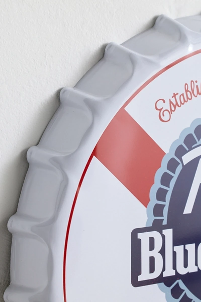 Beer Bottle Cap Metal Wall Sign
