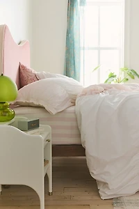 Riley Cinched Snap Closure Cotton Duvet Cover