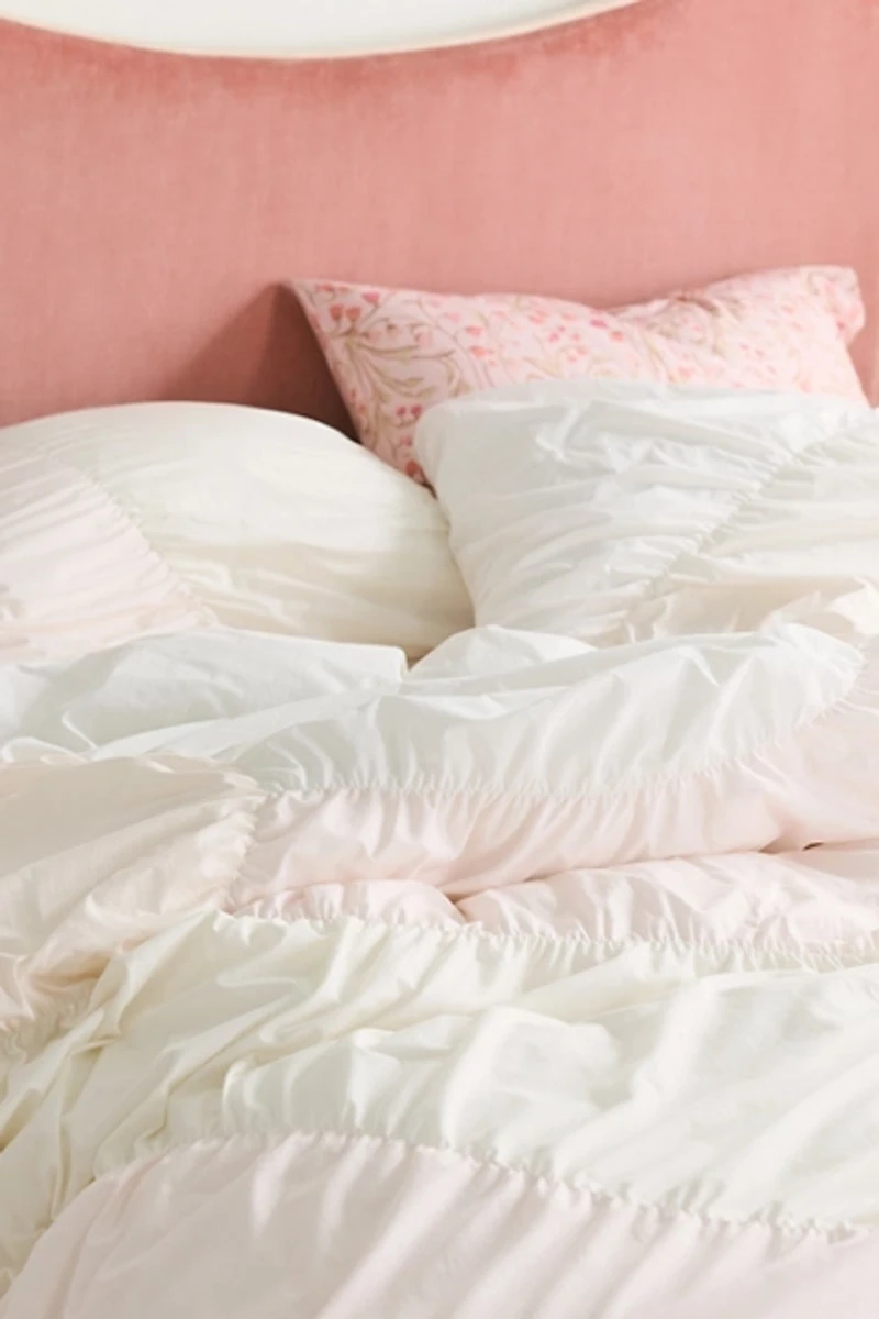 Riley Cinched Snap Closure Cotton Duvet Cover