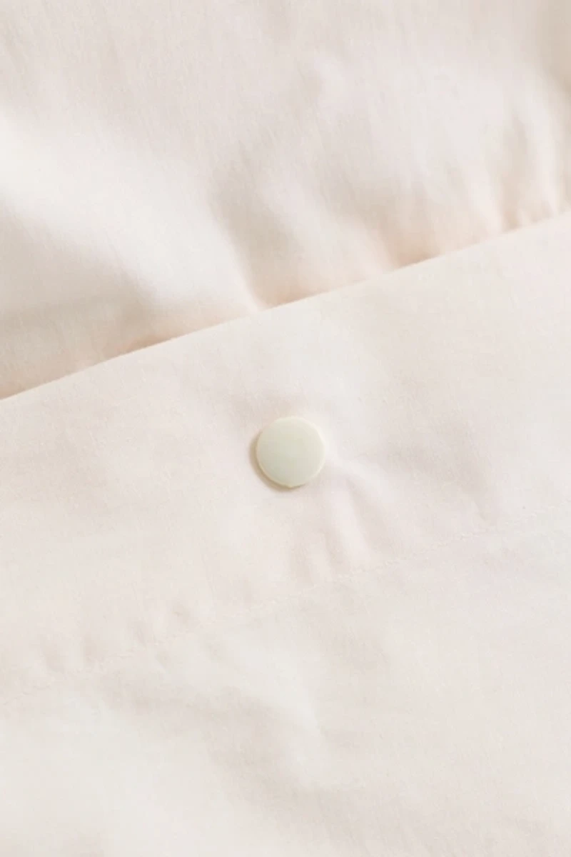 Riley Cinched Snap Closure Cotton Duvet Cover