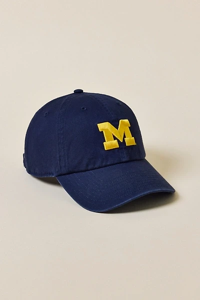 '47 Brand University of Michigan Wolverines Team Logo Clean Up Hat