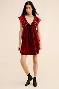 Few Moda Didi Velvet Mini Dress