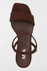 MIA Shoes Zissy Slingback Block Heel