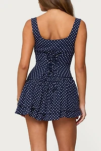 Edikted Mercedez Polka Dot Romper