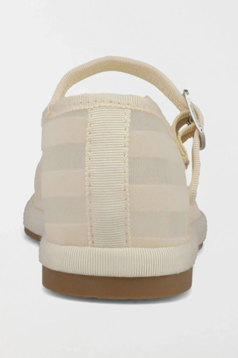 MIA Morocco Striped Mesh Mary Jane Flat