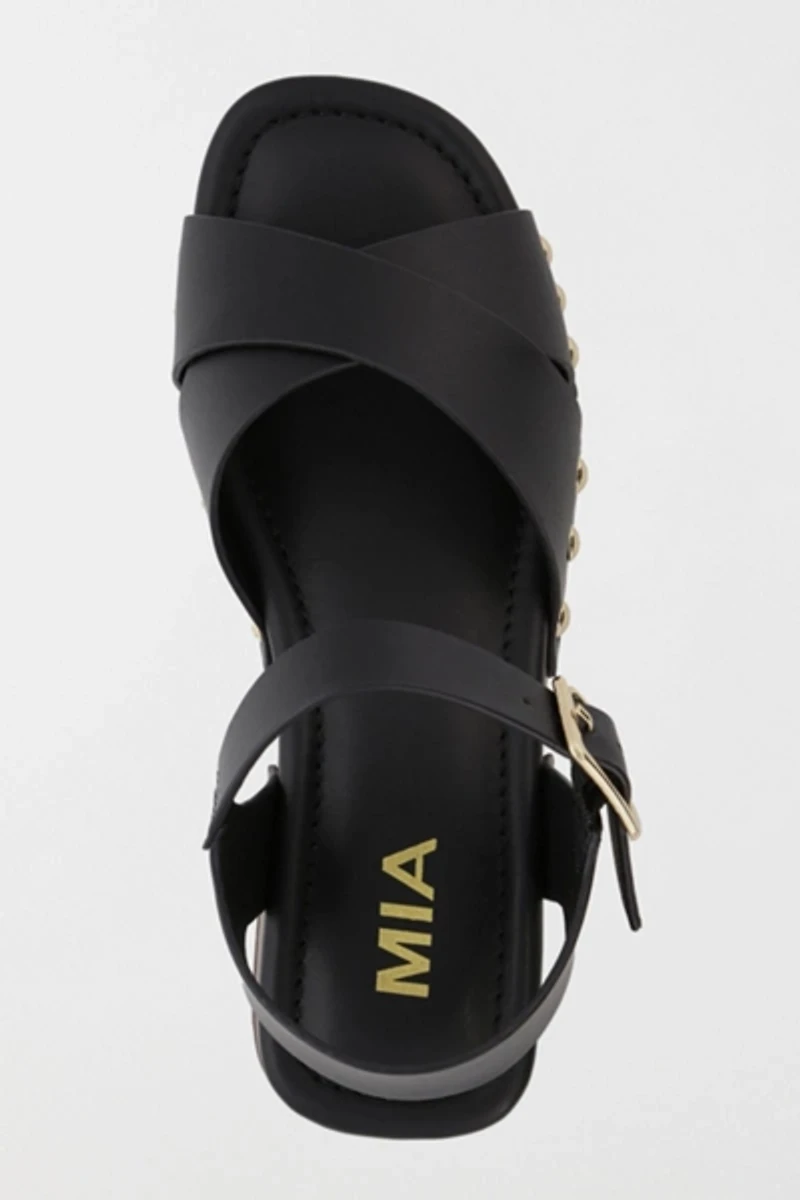 MIA Finna Studded Wooden Platform Sandal