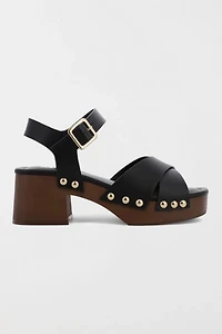 MIA Finna Studded Wooden Platform Sandal