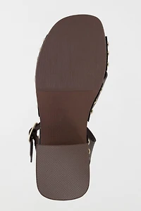 MIA Finna Studded Wooden Platform Sandal