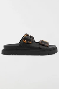 MIA Shoes Gen Double Buckle Slide Sandal
