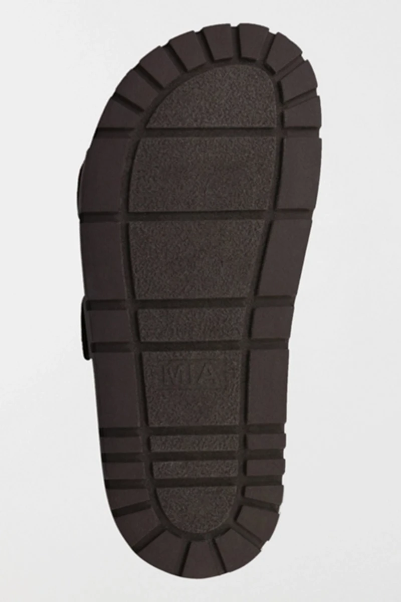 MIA Shoes Gen Double Buckle Slide Sandal