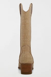 MIA Limited Edition Jenah Woven Raffia Cowboy Boot