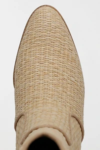 MIA Limited Edition Jenah Woven Raffia Cowboy Boot