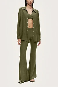 Nocturne Relaxed Button-Down Shirt