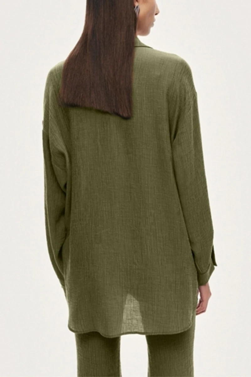 Nocturne Relaxed Button-Down Shirt