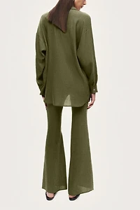 Nocturne Relaxed Button-Down Shirt