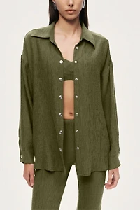 Nocturne Relaxed Button-Down Shirt