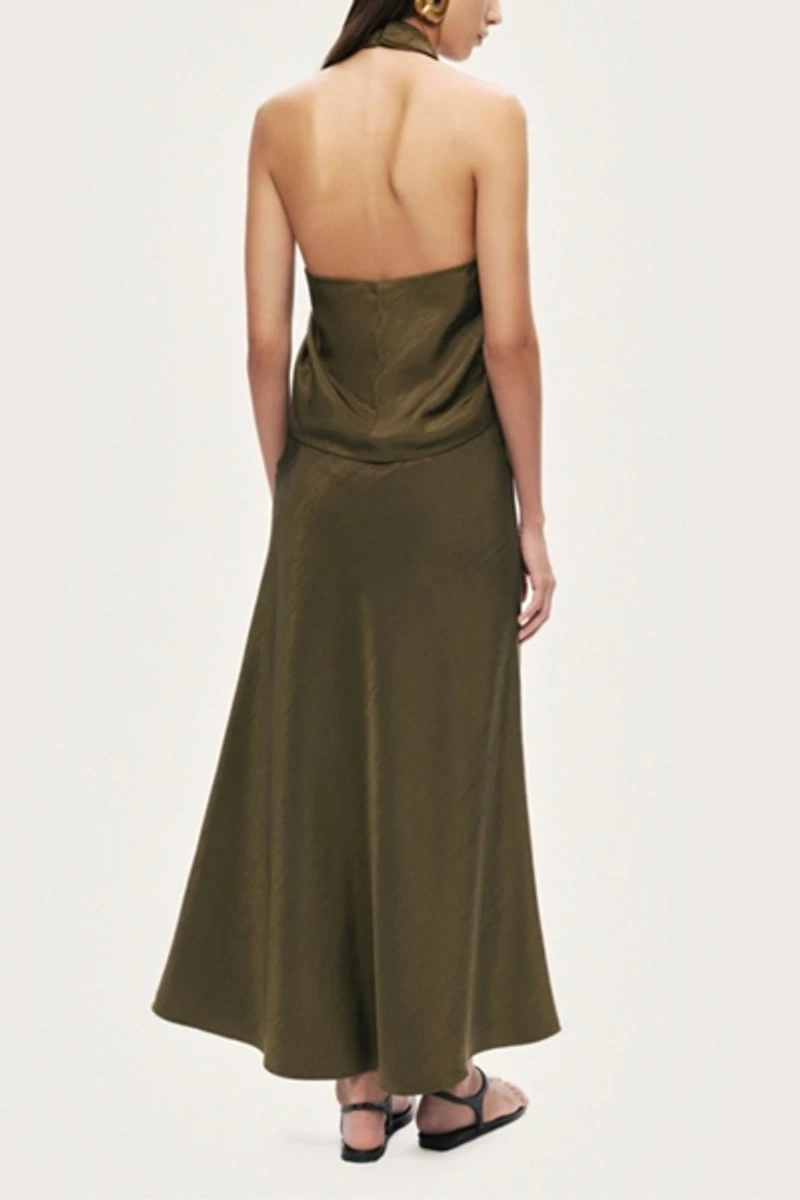 Nocturne Twist Halter Neck Top