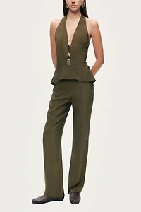 Nocturne Straight-Leg Tailored Pants