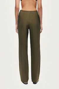 Nocturne Straight-Leg Tailored Pants