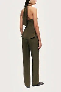 Nocturne Straight-Leg Tailored Pants