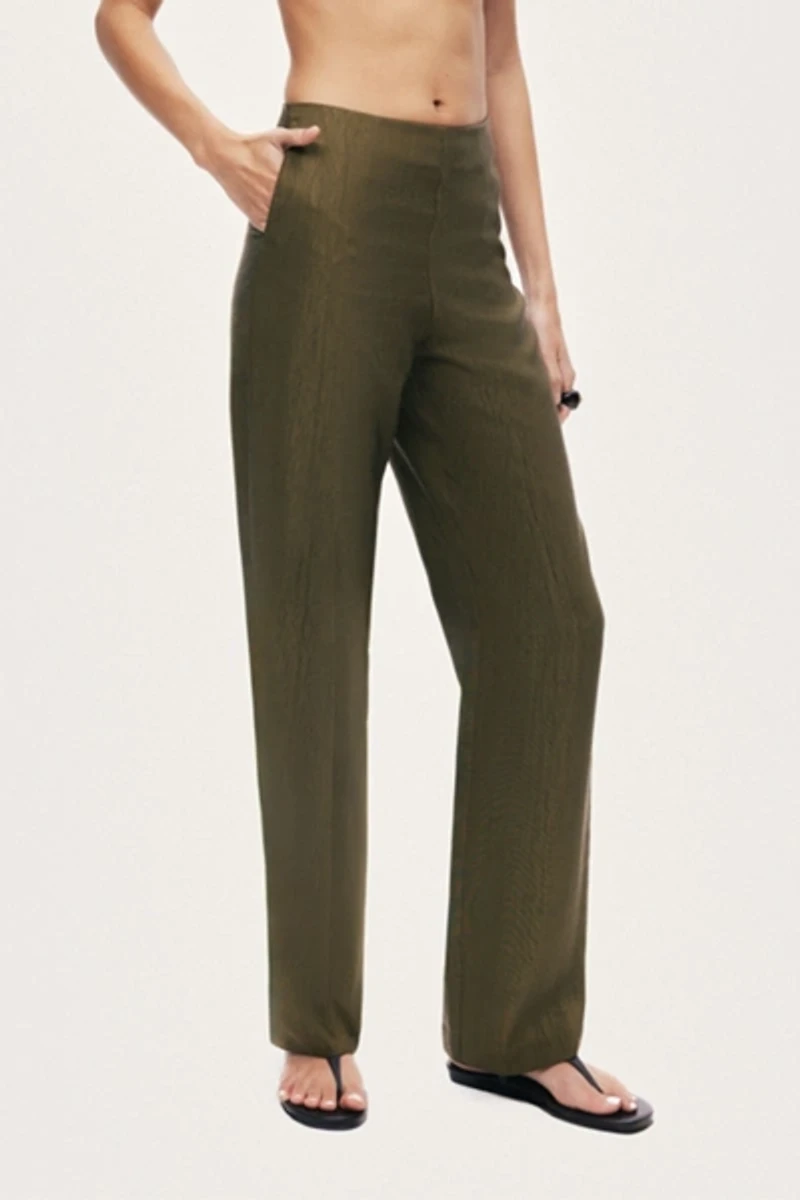 Nocturne Straight-Leg Tailored Pants