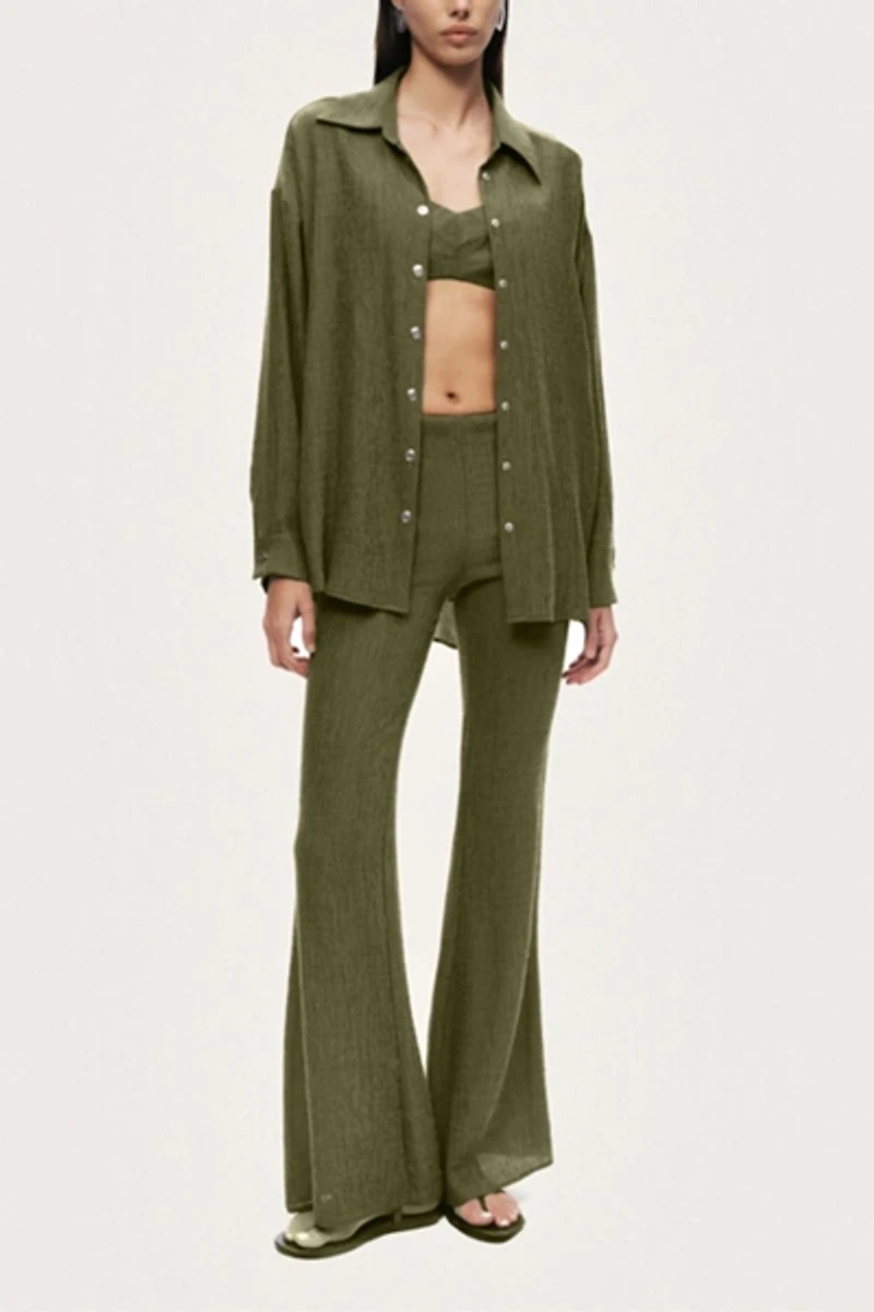 Nocturne Flared High-Waist Pants