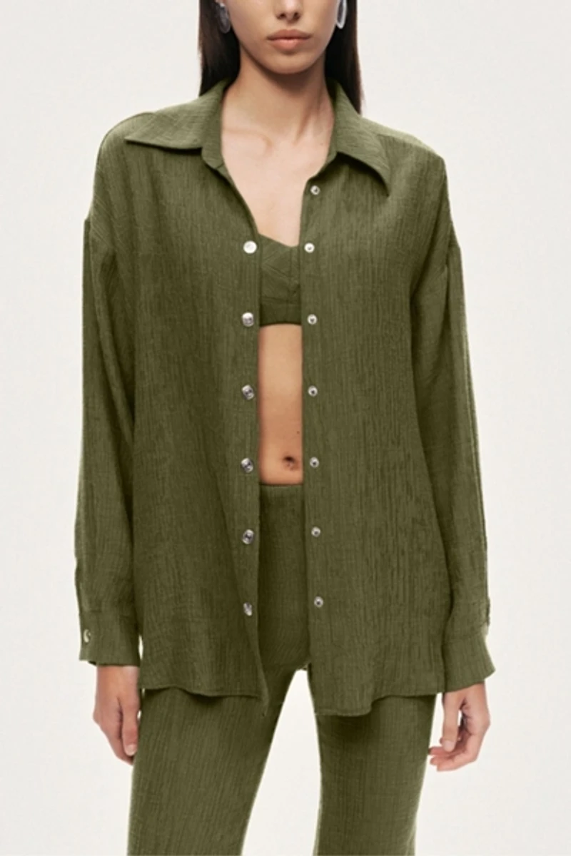 Nocturne Flared High-Waist Pants