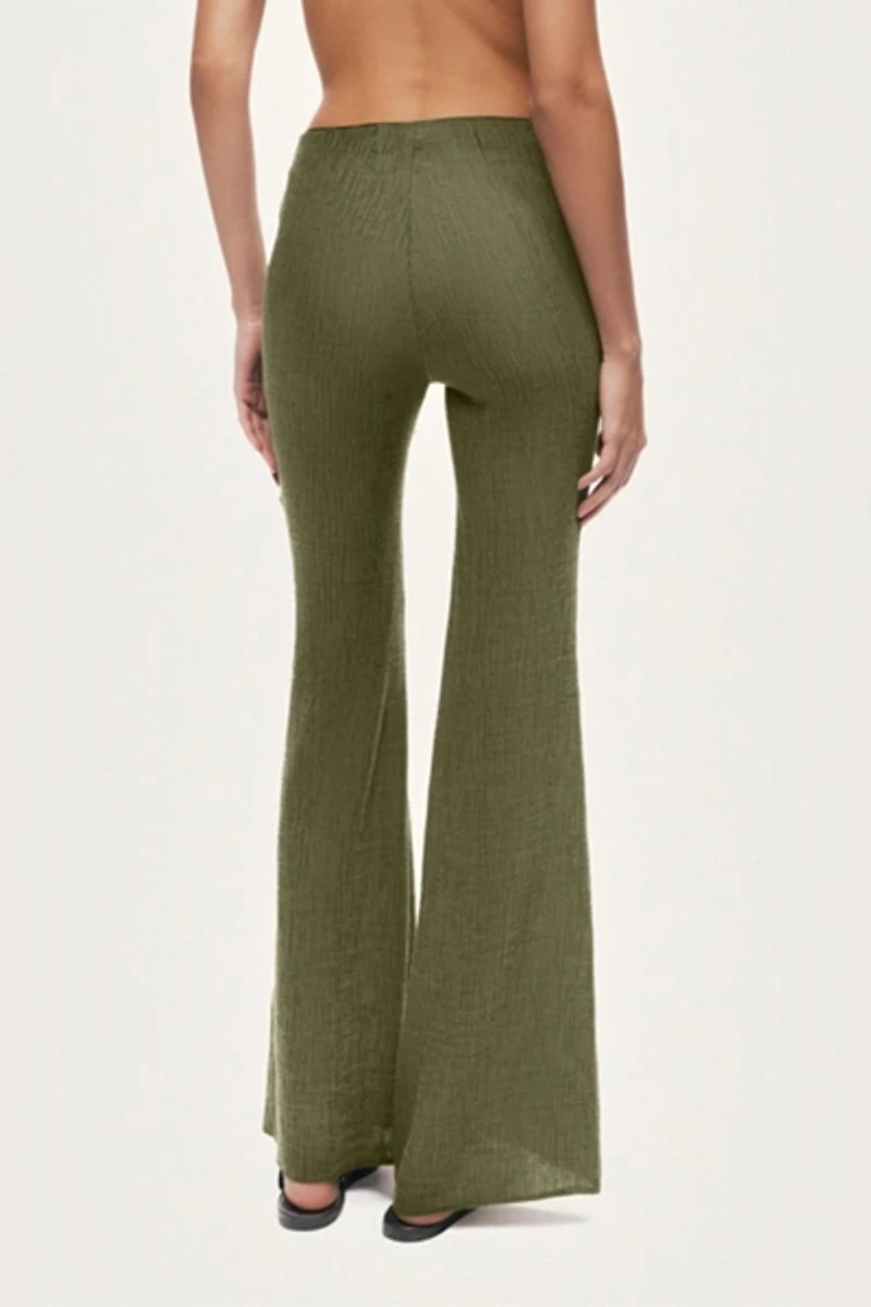Nocturne Flared High-Waist Pants