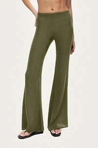 Nocturne Flared High-Waist Pants