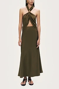 Nocturne Flared Midi Skirt