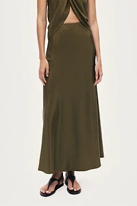 Nocturne Flared Midi Skirt