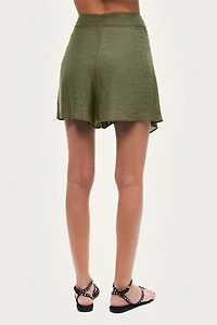 Nocturne Wrap Mini Skirt